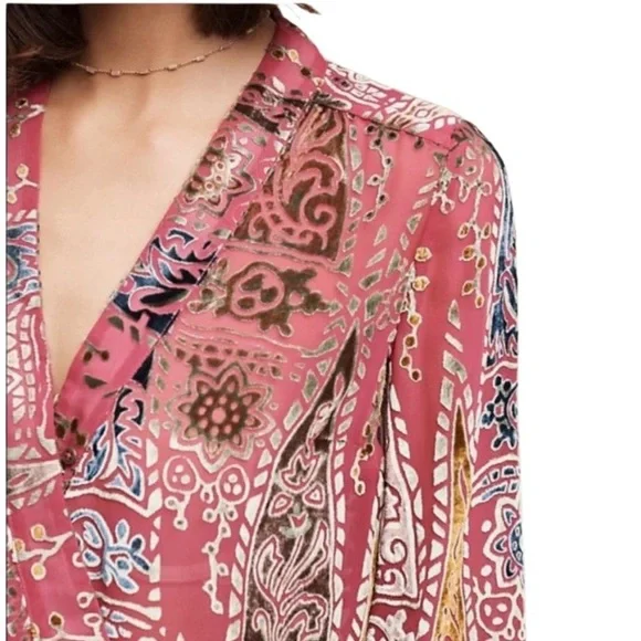 Anthropologie Floreat Japonica Blouse - Picture 3 of 13
